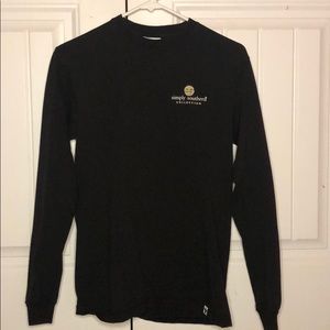 Simply Southern black & gold pineapple shirt